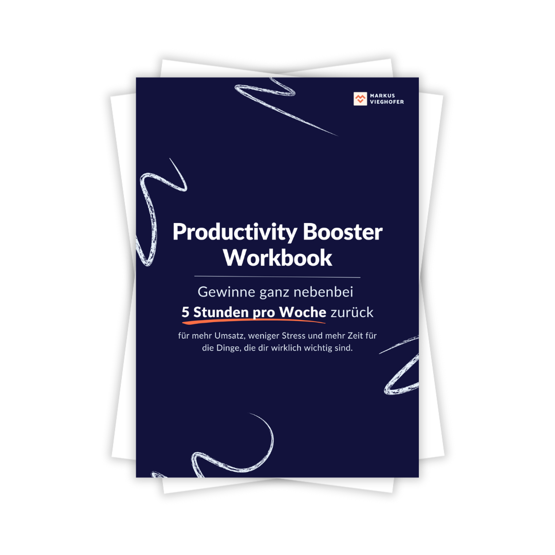 Productivity Booster Workbook Mockup Productivity Booster Workbook Mockup