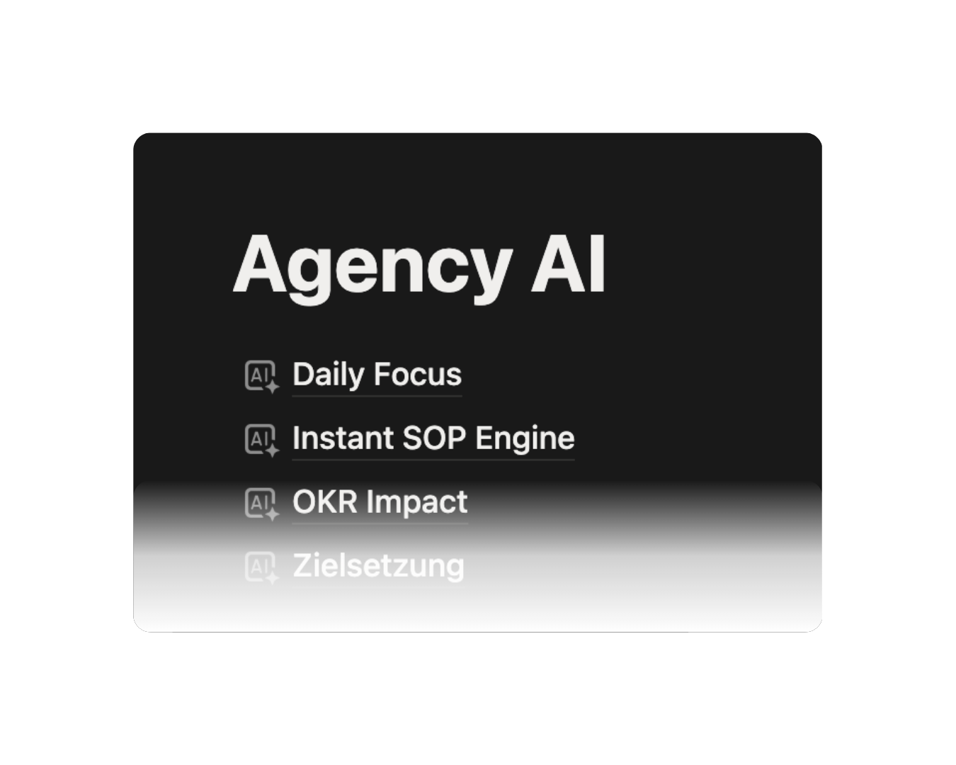 Agency AI